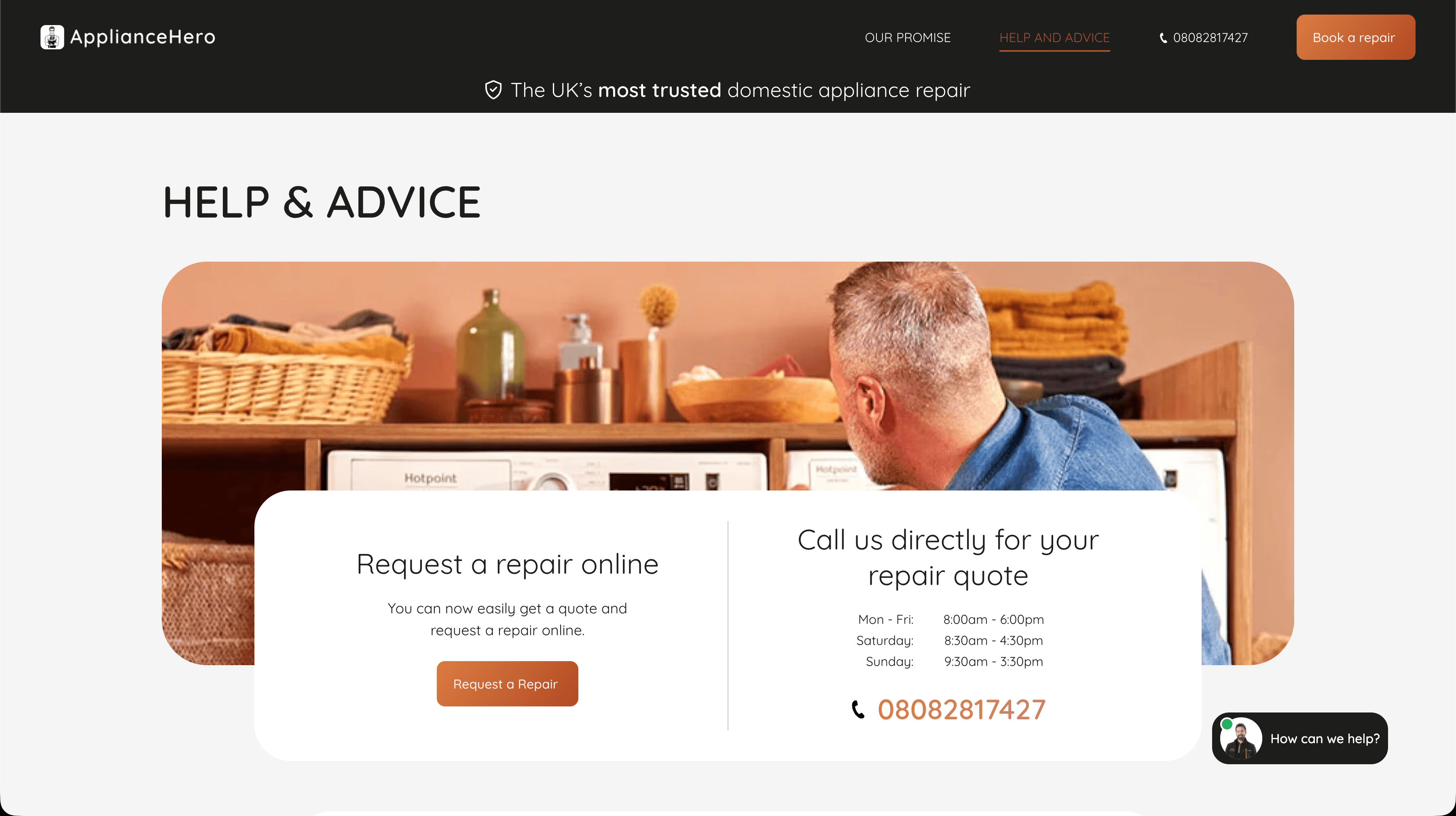 Appliance Hero — advice content